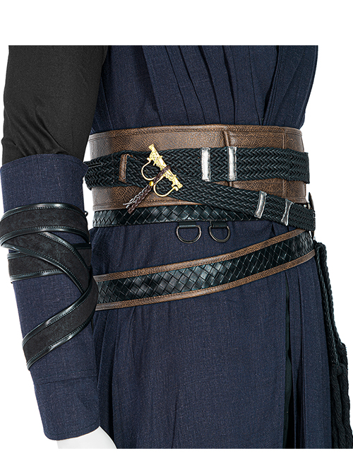 Doctor Strange In The Multiverse Of Madness Sinister Strange Stephen Strange Blue Version Halloween Cosplay Costume Set