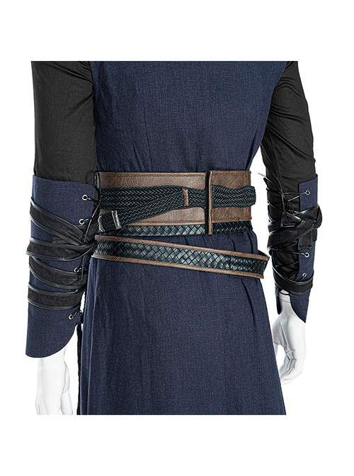Doctor Strange In The Multiverse Of Madness Sinister Strange Stephen Strange Blue Version Halloween Cosplay Costume Set