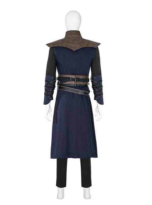 Doctor Strange In The Multiverse Of Madness Sinister Strange Stephen Strange Blue Version Halloween Cosplay Costume Set