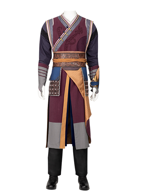 Doctor Strange In The Multiverse Of Madness Wong Halloween Cosplay Costume Long Vest