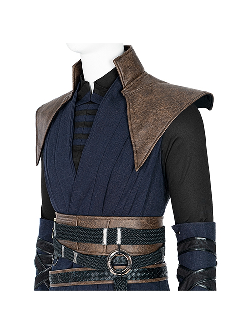 Doctor Strange In The Multiverse Of Madness Sinister Strange Stephen Strange Blue Version Halloween Cosplay Accessories Shoulder Armor