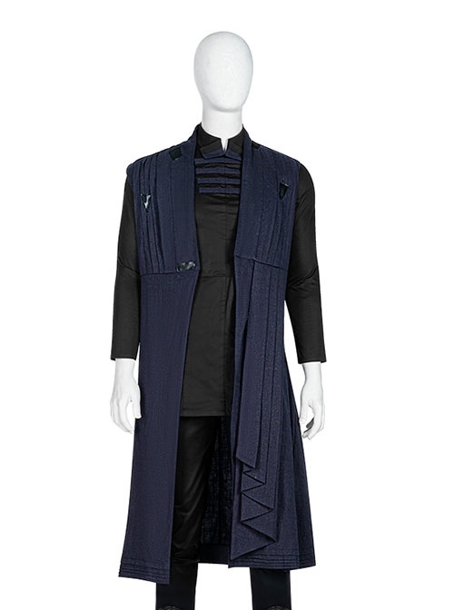 Doctor Strange In The Multiverse Of Madness Sinister Strange Stephen Strange Blue Version Halloween Cosplay Costume Long Top