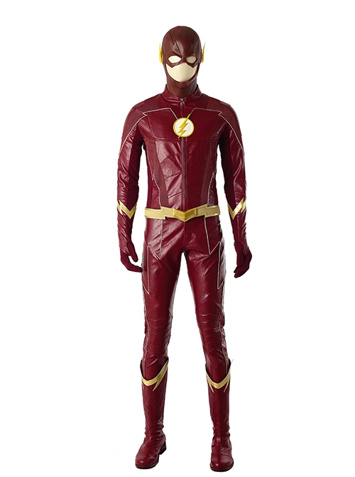 The Flash Season 4 The Flash Barry Allen Battle Suit Halloween Cosplay Accessories Hat