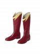 The Flash Season 4 The Flash Barry Allen Battle Suit Halloween Cosplay Accessories Red Boots