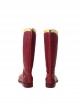 The Flash Season 4 The Flash Barry Allen Battle Suit Halloween Cosplay Accessories Red Boots