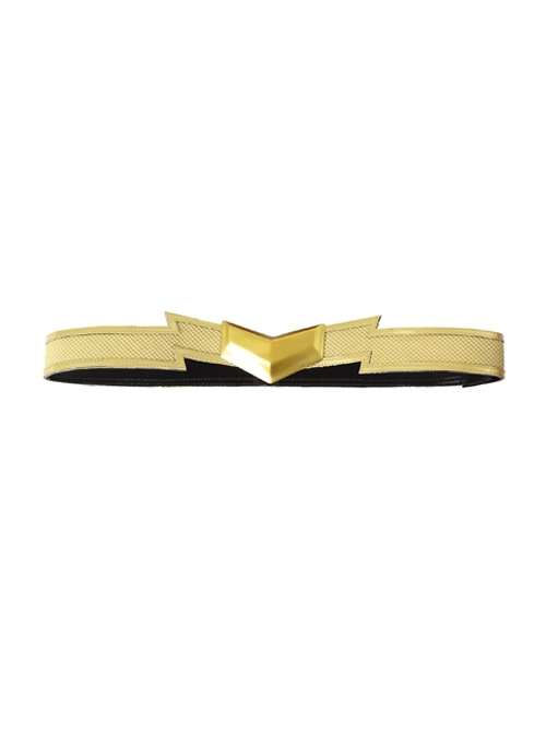 The Flash Season 4 The Flash Barry Allen Battle Suit Halloween Cosplay Accessories Golden Waistband