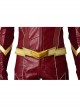 The Flash Season 4 The Flash Barry Allen Battle Suit Halloween Cosplay Accessories Golden Waistband