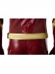 The Flash Season 4 The Flash Barry Allen Battle Suit Halloween Cosplay Accessories Golden Waistband