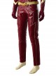 The Flash Season 4 The Flash Barry Allen Battle Suit Halloween Cosplay Costume Red Trousers