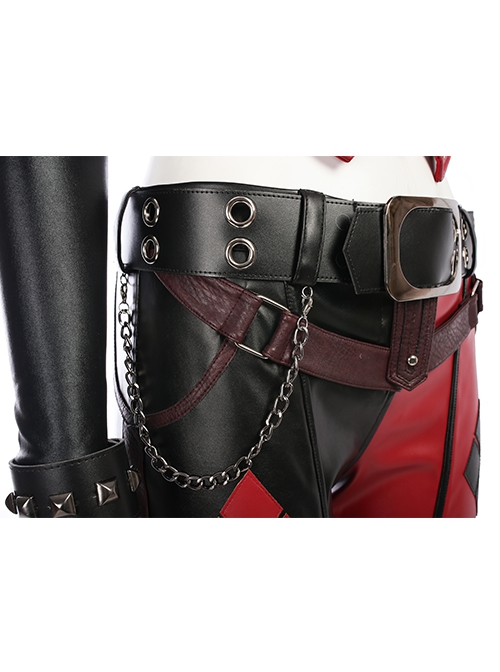 Game Batman Arkham City Harley Quinn Halloween Cosplay Accessories Necklace And Waistband