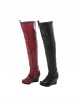 Game Batman Arkham City Harley Quinn Halloween Cosplay Accessories Red-Black Boots