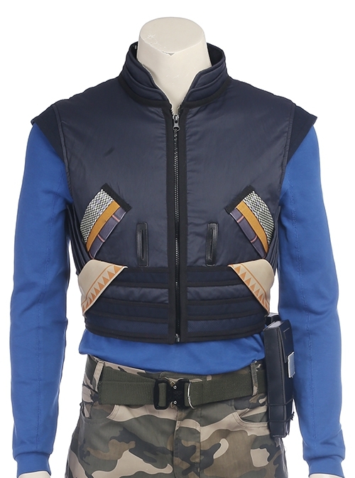 Black Panther Erik Killmonger Camouflage Clothing Halloween Cosplay Costume Vest
