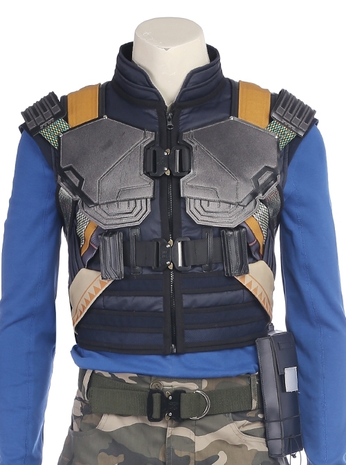 Black Panther Erik Killmonger Camouflage Clothing Halloween Cosplay Accessories Armor