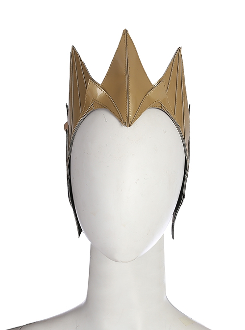 Justice League Aquaman Queen Mera Battle Suit Halloween Cosplay Accessories Golden Headwear