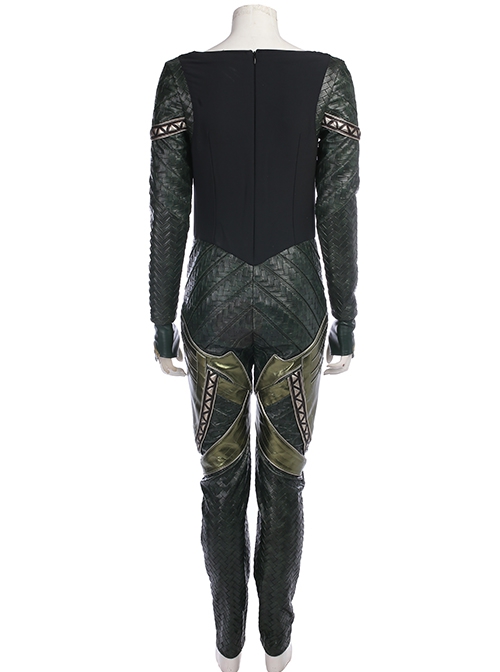 Justice League Aquaman Queen Mera Battle Suit Halloween Cosplay Costume Bodysuit