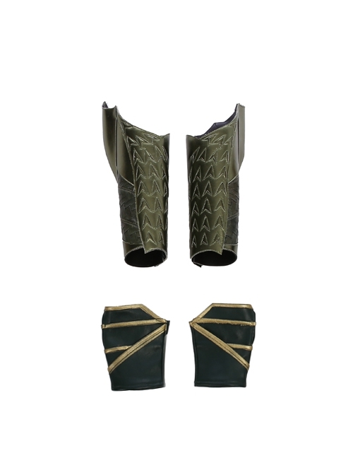 Justice League Aquaman Queen Mera Battle Suit Halloween Cosplay Accessories Wrist Guards And Gloves