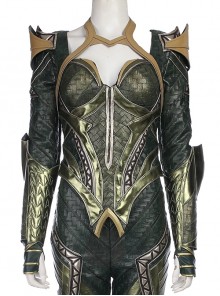 Justice League Aquaman Queen Mera Battle Suit Halloween Cosplay Costume Vest