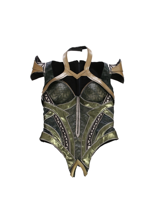 Justice League Aquaman Queen Mera Battle Suit Halloween Cosplay Costume Vest