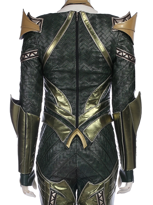 Justice League Aquaman Queen Mera Battle Suit Halloween Cosplay Costume Vest