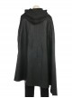 Star Wars The Last Jedi Luke Skywalker Black Cloak Suit Halloween Cosplay Costume Black Cloak
