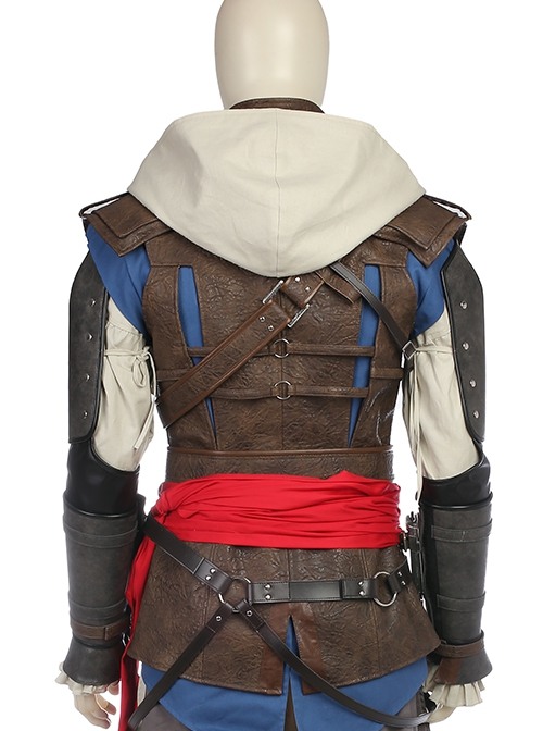 Assassin's Creed IV Black Flag Edward Kenway Cosplay Costume Standard  Version