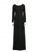 Star Wars The Last Jedi Leia Organa Solo Halloween Cosplay Costume Black Dress