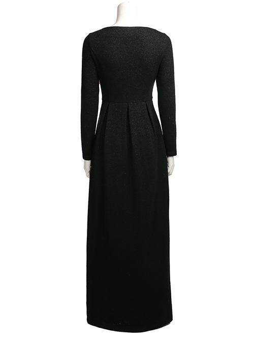 Star Wars The Last Jedi Leia Organa Solo Halloween Cosplay Costume Black Dress
