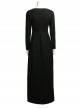 Star Wars The Last Jedi Leia Organa Solo Halloween Cosplay Costume Black Dress
