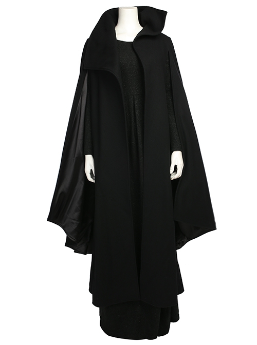 Star Wars The Last Jedi Leia Organa Solo Halloween Cosplay Costume Black Dress