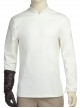 Star Wars The Last Jedi Luke Skywalker Khaki Cloak Suit Halloween Cosplay Costume White Bottoming Top