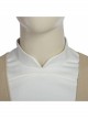 Star Wars The Last Jedi Luke Skywalker Khaki Cloak Suit Halloween Cosplay Costume White Bottoming Top