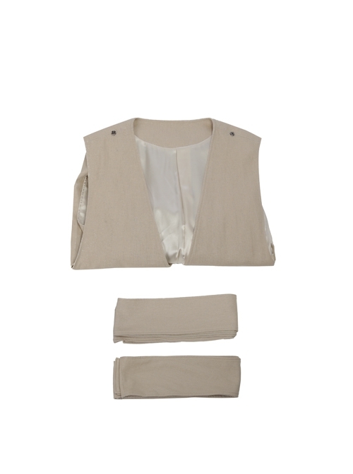Star Wars The Last Jedi Luke Skywalker Khaki Cloak Suit Halloween Cosplay Costume Khaki Vest And Shawl Straps