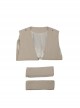 Star Wars The Last Jedi Luke Skywalker Khaki Cloak Suit Halloween Cosplay Costume Khaki Vest And Shawl Straps