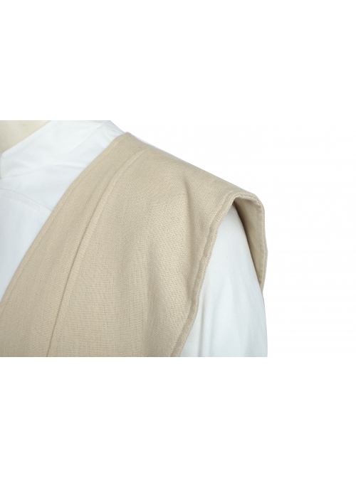 Star Wars The Last Jedi Luke Skywalker Khaki Cloak Suit Halloween Cosplay Costume Khaki Vest And Shawl Straps