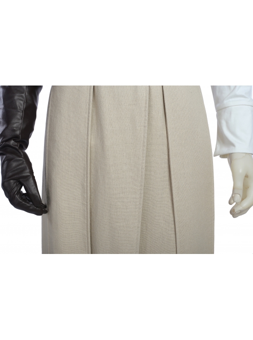 Star Wars The Last Jedi Luke Skywalker Khaki Cloak Suit Halloween Cosplay Costume Khaki Vest And Shawl Straps