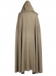 Star Wars The Last Jedi Luke Skywalker Khaki Cloak Suit Halloween Cosplay Costume Khaki Cloak