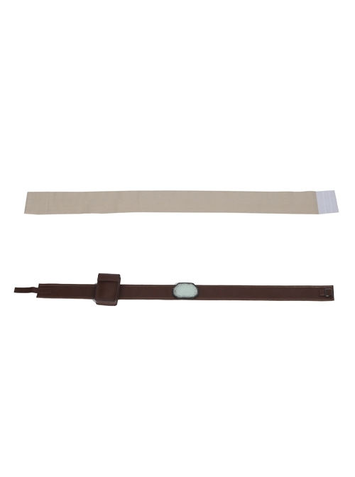 Star Wars The Last Jedi Luke Skywalker Khaki Cloak Suit Halloween Cosplay Accessories Girdle And Waistband