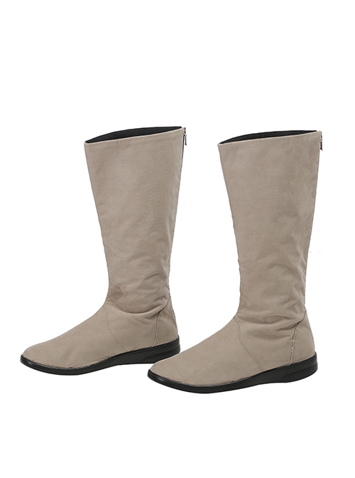Star Wars The Last Jedi Luke Skywalker Khaki Cloak Suit Halloween Cosplay Accessories Khaki Boots And Binding Bands