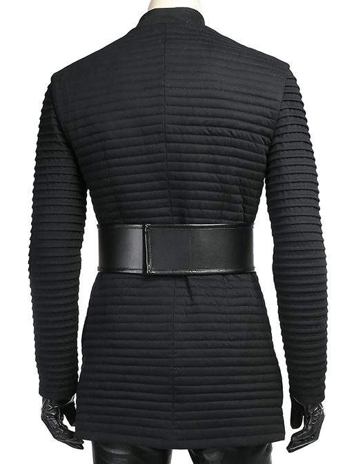 Star Wars The Last Jedi Kylo Ren Black Cloak Suit Halloween Cosplay Costume Vest