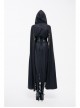 Gothic Adjustable Black Hand-embroidery Leather Corset