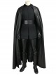 Star Wars The Last Jedi Kylo Ren Black Cloak Suit Halloween Cosplay Costume Black Top