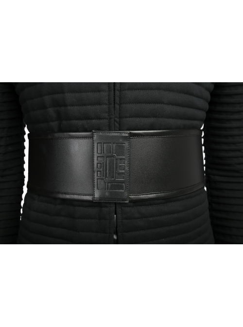 Star Wars The Last Jedi Kylo Ren Black Cloak Suit Halloween Cosplay Accessories Black Girdle