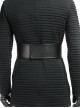 Star Wars The Last Jedi Kylo Ren Black Cloak Suit Halloween Cosplay Accessories Black Girdle