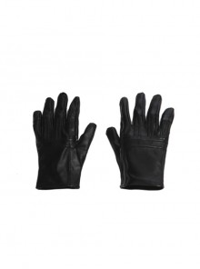 Star Wars The Last Jedi Kylo Ren Black Cloak Suit Halloween Cosplay Accessories Black Gloves