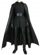 Star Wars The Last Jedi Kylo Ren Black Cloak Suit Halloween Cosplay Costume Black Cloak