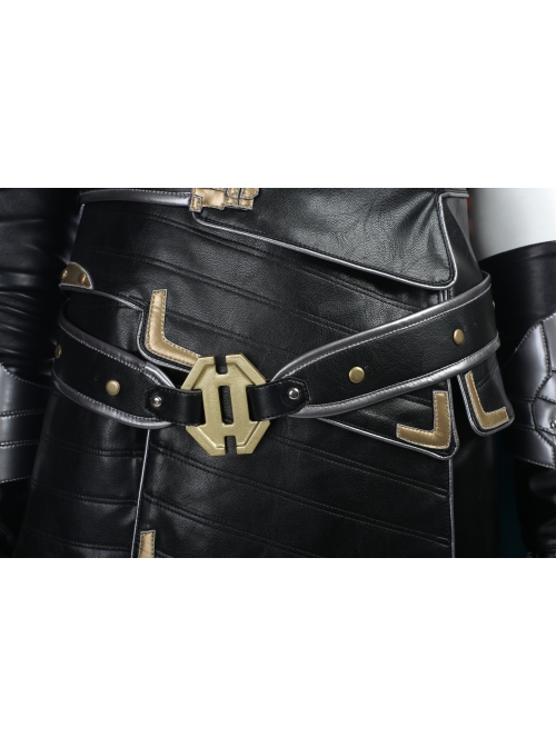 Thor Ragnarok Valkyrie Black Battle Suit Halloween Cosplay Accessories Belt And Scabbards