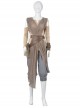 Star Wars The Force Awakens Rey Skywalker Cosplay Jedi Knight Costume Full Set