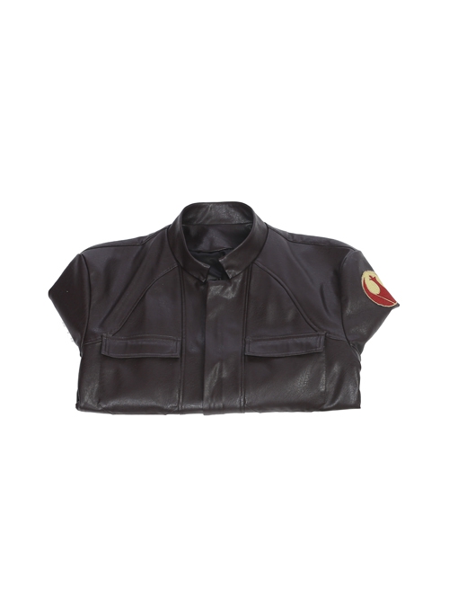 Star Wars The Last Jedi Poe Dameron Halloween Cosplay Costume Brown Jacket