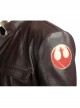 Star Wars The Last Jedi Poe Dameron Halloween Cosplay Costume Brown Jacket