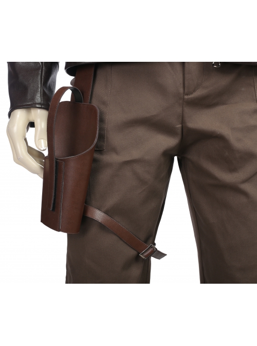 Star Wars The Last Jedi Poe Dameron Halloween Cosplay Accessories Brown Belt And Holster